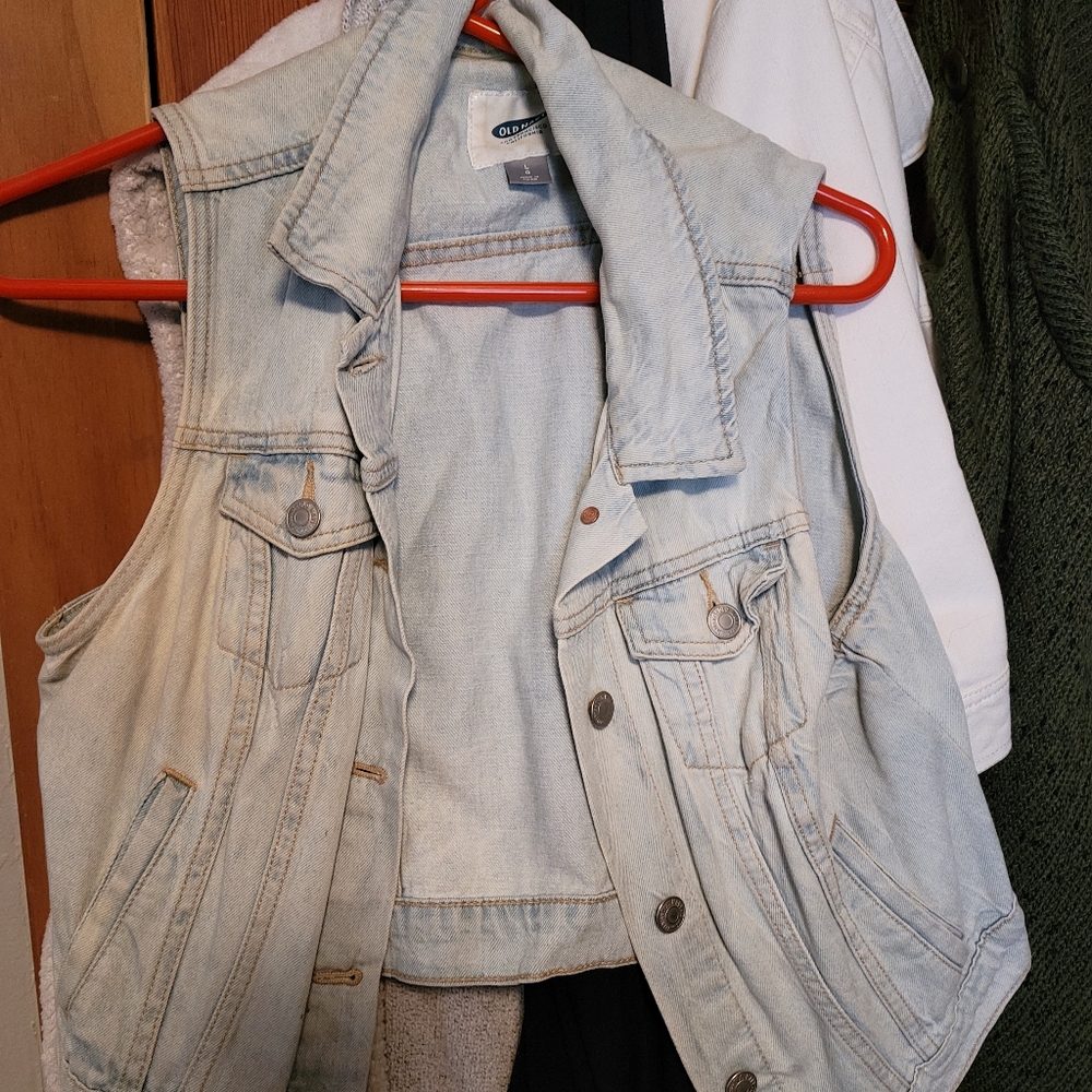 OLD NAVY LIGHT COLOR DENIM JEAN JACKET